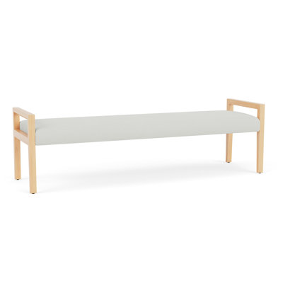 Brooklyn Waiting Reception 3 Seat Bench Wood Frame