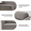 Cicero 204Cm Linen Flared Arm Sofa-981667556