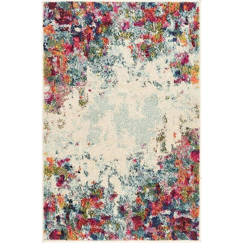 Quinlin Abstract Indoor Rug, Rectangle 2'2" x 3'