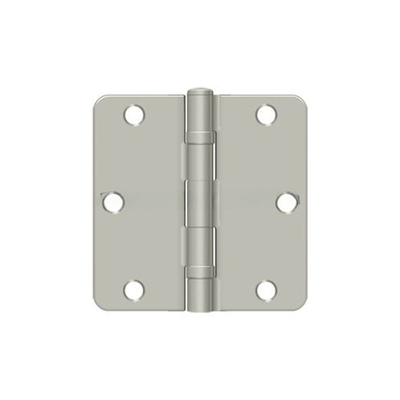 64'' x 64'' Steel Surface Mount Hinge, Brushed Nickel