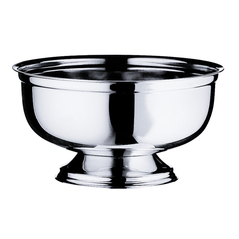 Stainless Steel Serving Bowl, 9.6" W x 9.6" D