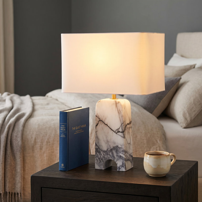 Waverli Marble Table Lamp