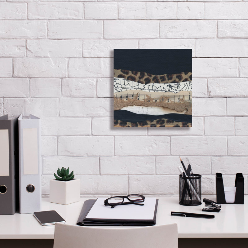  «Mountain Series 127» par Lorelle Rau, art mural sur toile, 12 po x 12 po