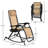 Outdoor Foldable Reclining Zero Gravity Lounge Rocking Chair With Pillow-716205675