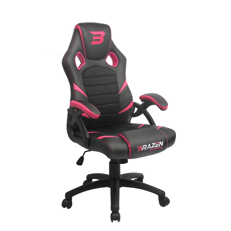 BraZen Puma PC Gaming Chair, Pink