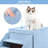 Foldable Wooden Pet Stairs Dog Steps with Scratch Pad