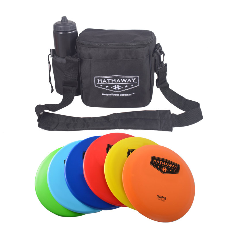 Plastic Disc Golf with Carrying Case