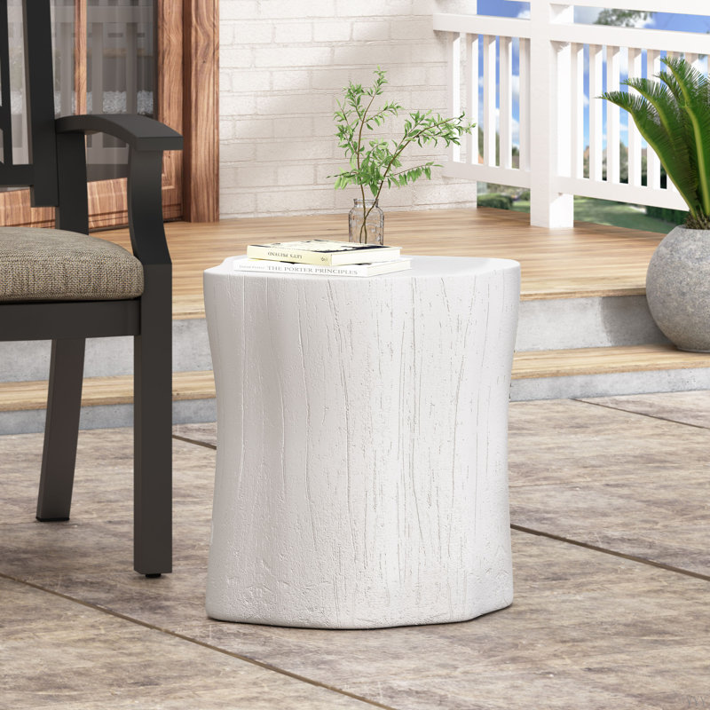 Outdoor Lightweight Concrete Side Table