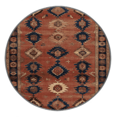 Machine Washable Persian Brown Area Rug