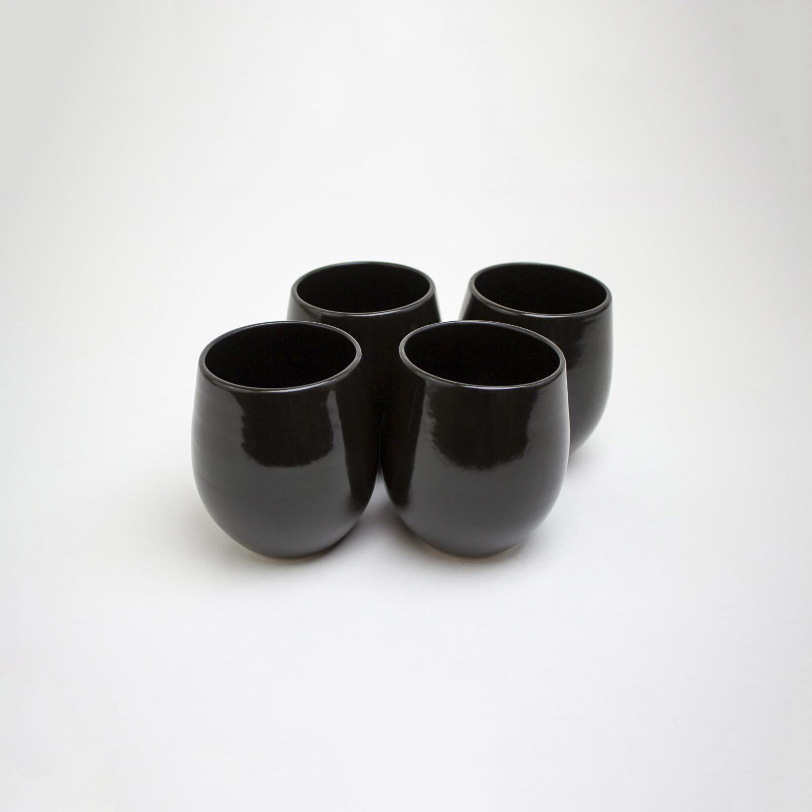 Borgen Handmade Stoneware Coffee Mug, Onyx