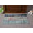 Handwoven Vintage Turkish Rug in Overdyed Blue for Eclectic Entryway and Oriental Art Decor