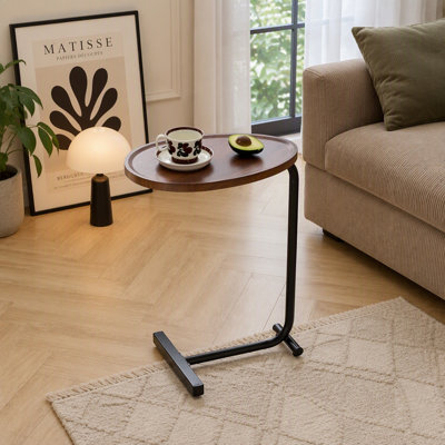 C-shaped Side Table, Small Sofa Table