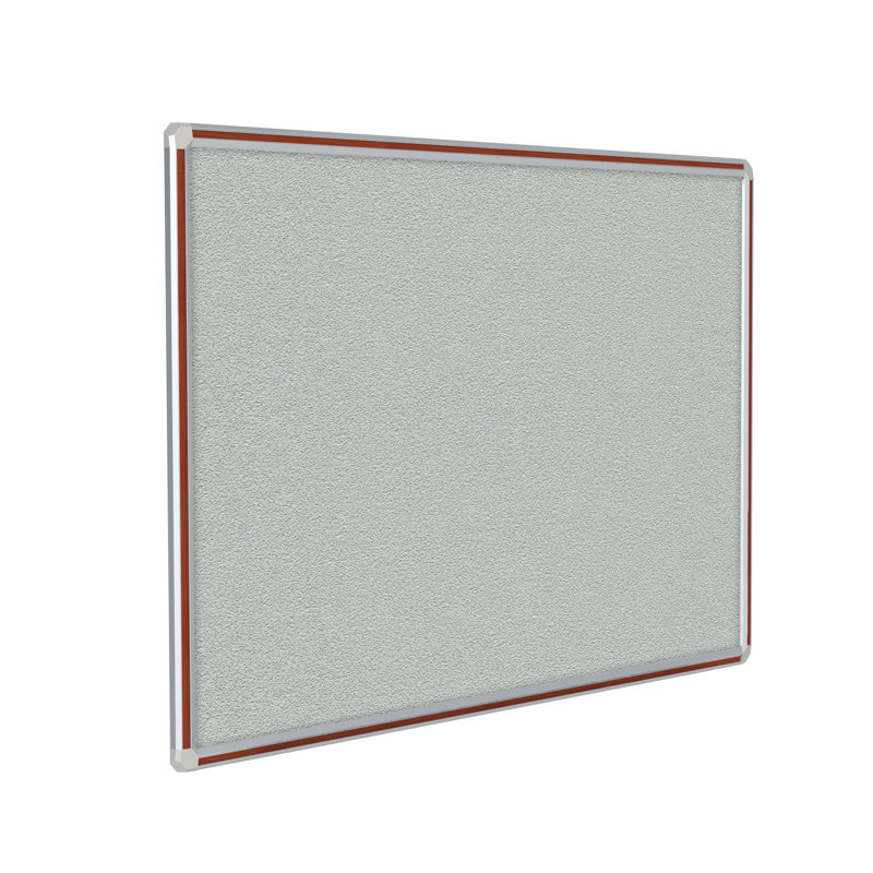 Babillard mural DecoAurora, H 48 po x l 96 po x P 0,83 po, Cerise