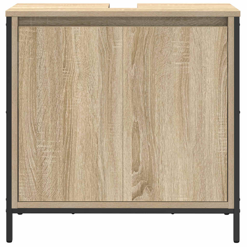 60mm Single Bathroom Vanity with Basin, Sonoma Oak 