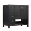 Meuble-lavabo 36 po avec comptoir d'évier, meuble-lavabo avec deux portes et deux tiroirs, bois massif, tablette ouverte, planches en MDF, un paquet-1160614747-1160614749