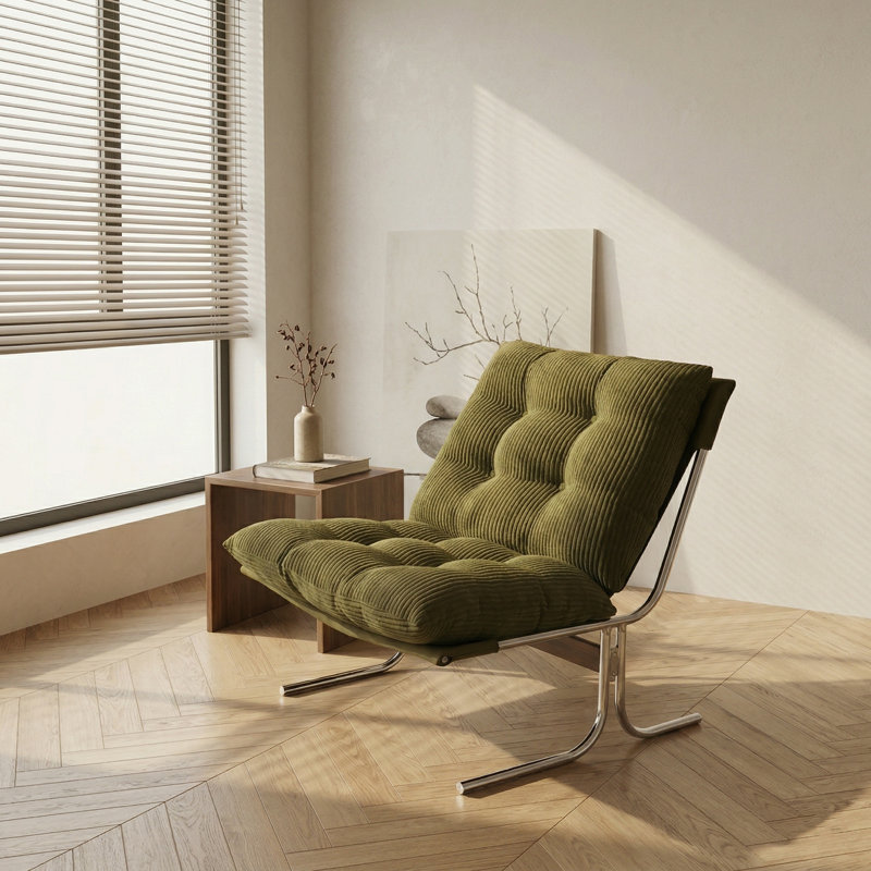 Méridienne rembourrée Solenne pour salon, chambre à coucher