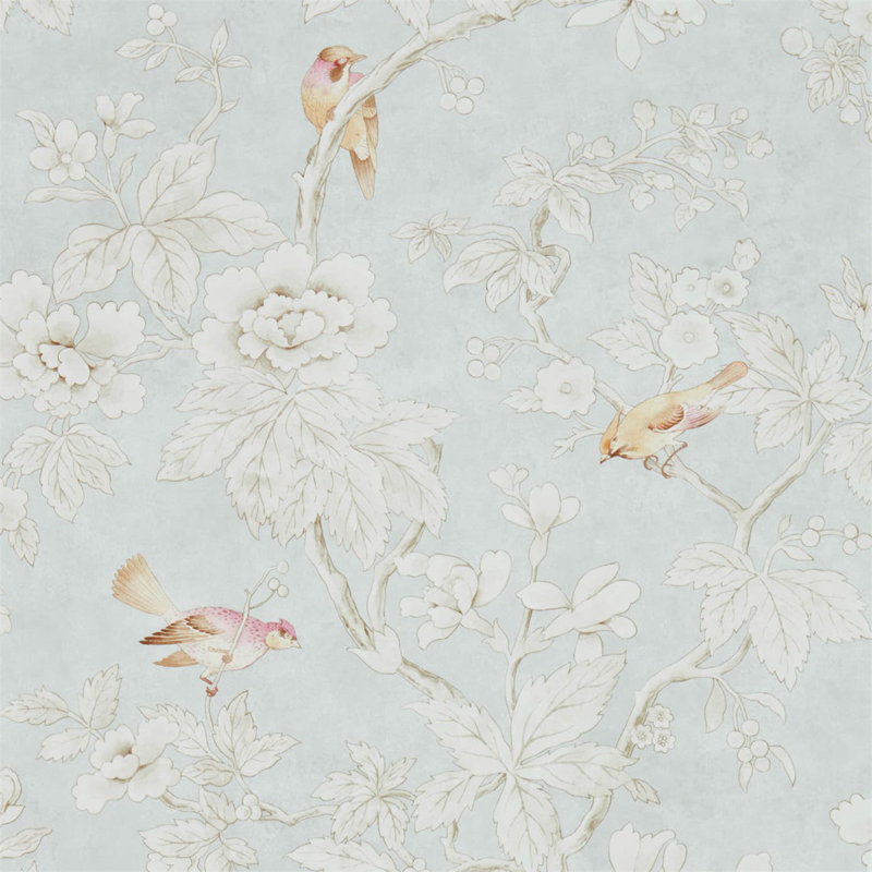 Chiswick Grove Wallpaper, Silver