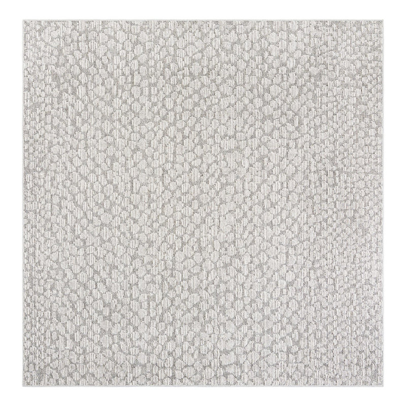 Gurjot Indoor/Outdoor Area Rug, Square 7'10"