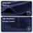 Diagonal Ribbed Navy 100% Cotton Quick Dry 4-Piece Hand Towel Set-117198014-119276174