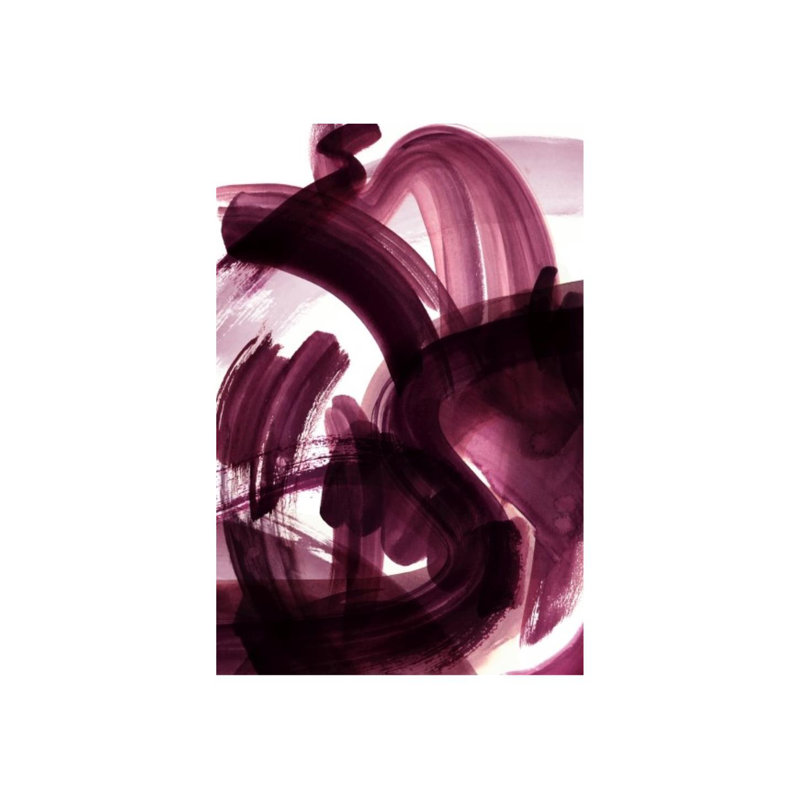 «Rhythm» par Peyton Gray - sur toile, Image au pinceau gel, H 60 po x l 40 po x P 1,5 po