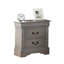 Table de chevet 2 tiroirs Bibb