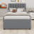 Upholstered Platform Bed With Trundle-541453801