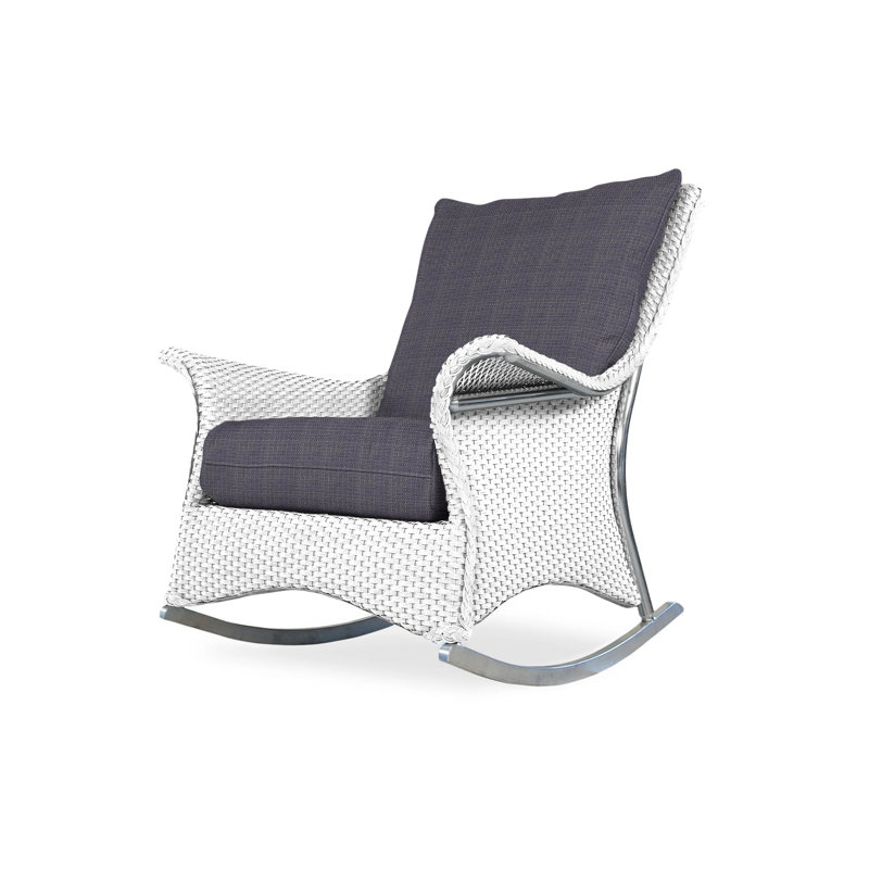Mandalay Outdoor Chair, Luna Onyx, White