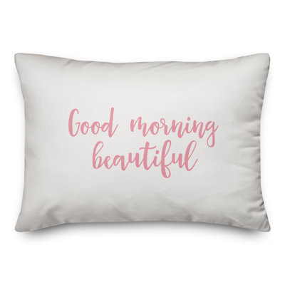  Good Morning Beautiful Throw Pillow