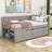 Wood Daybed with Drawers and Shelves-1807396032-1807396033