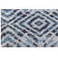 Tapis bleu / gris en laine et viscose Bungalow Rose-1875684702