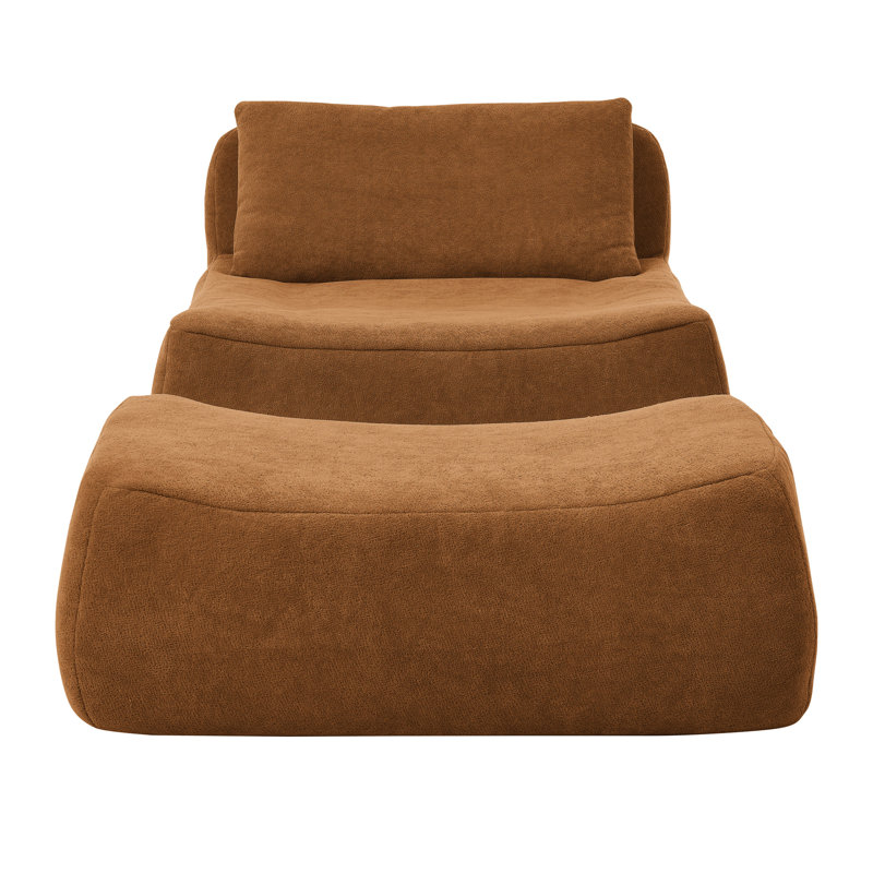 Fauteuil à billes confortable pour chambre à coucher - Orange inclus ergonomique pour un confort accru