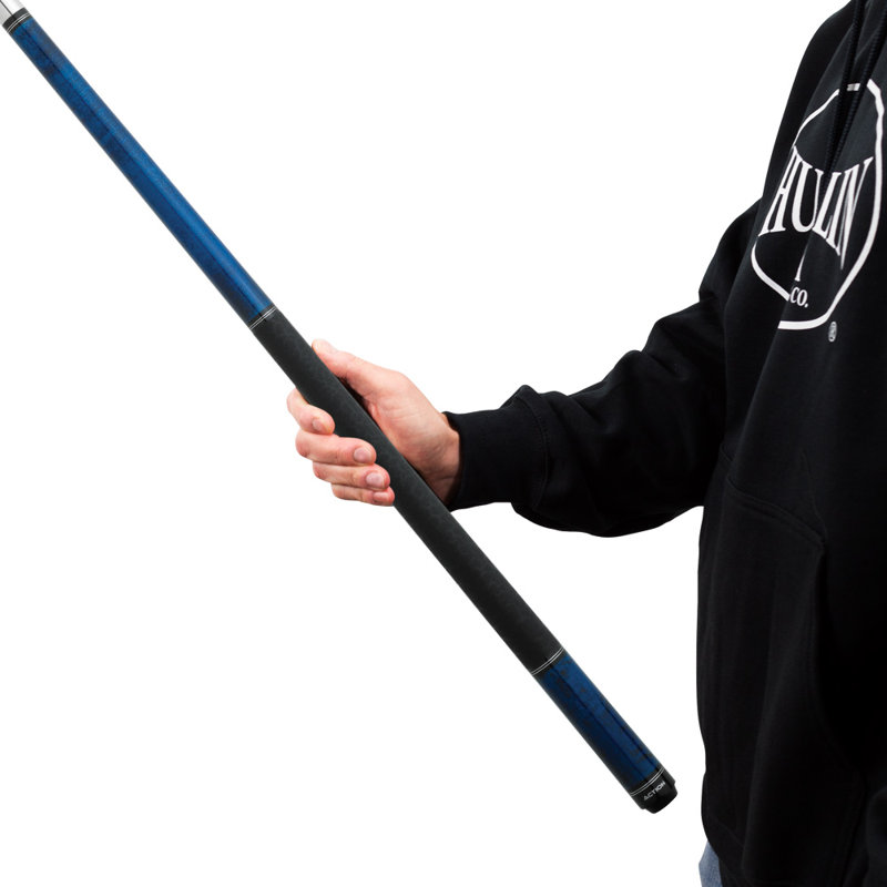 59" Ring Pool Cue, 18, Blue/Black/Silver