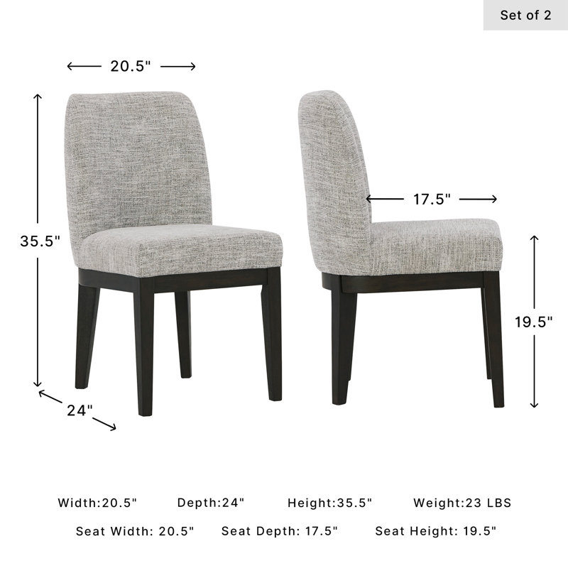 Cuzzocrea 19.5'' H Upholstered Side Chair