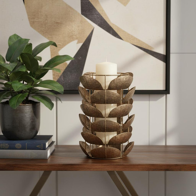 Porte-bougie de table 10 po Bronze