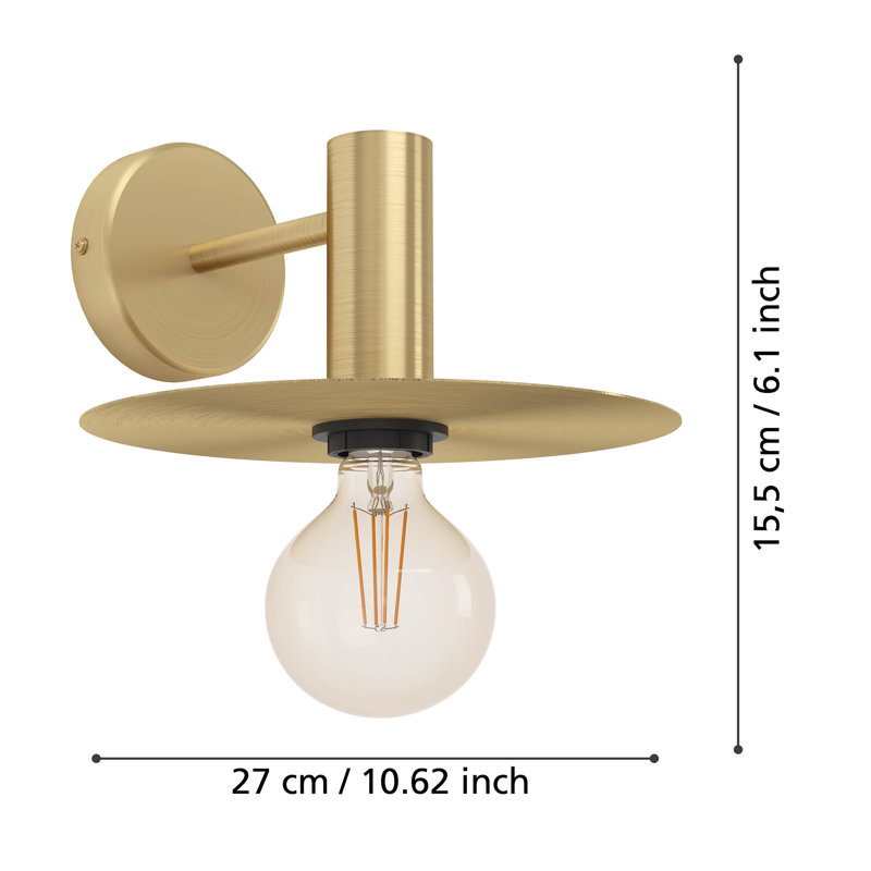 Bheema Steel Armed Sconce