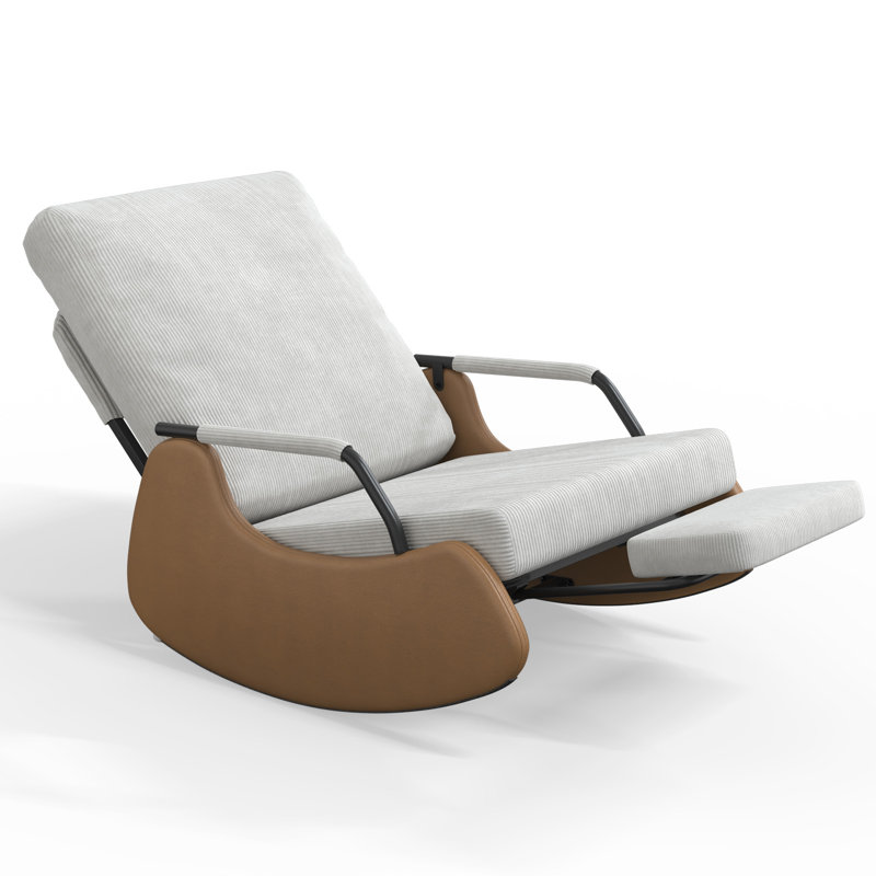 Chaise berçante - gris clair