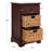 Painswick Solid Wood 3 - Drawer End Table-64073679