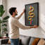 Serpent and Rainbow Modern - Framed Print-885765582-885765617