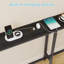 Prise de courant pour table de canapé étroite très longue 110 po et USB-C, console à hauteur réglable derrière le canapé, noir-1596816544-1596816545-1596816556