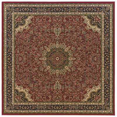 Tapis oriental rouge / bleu Shelburne