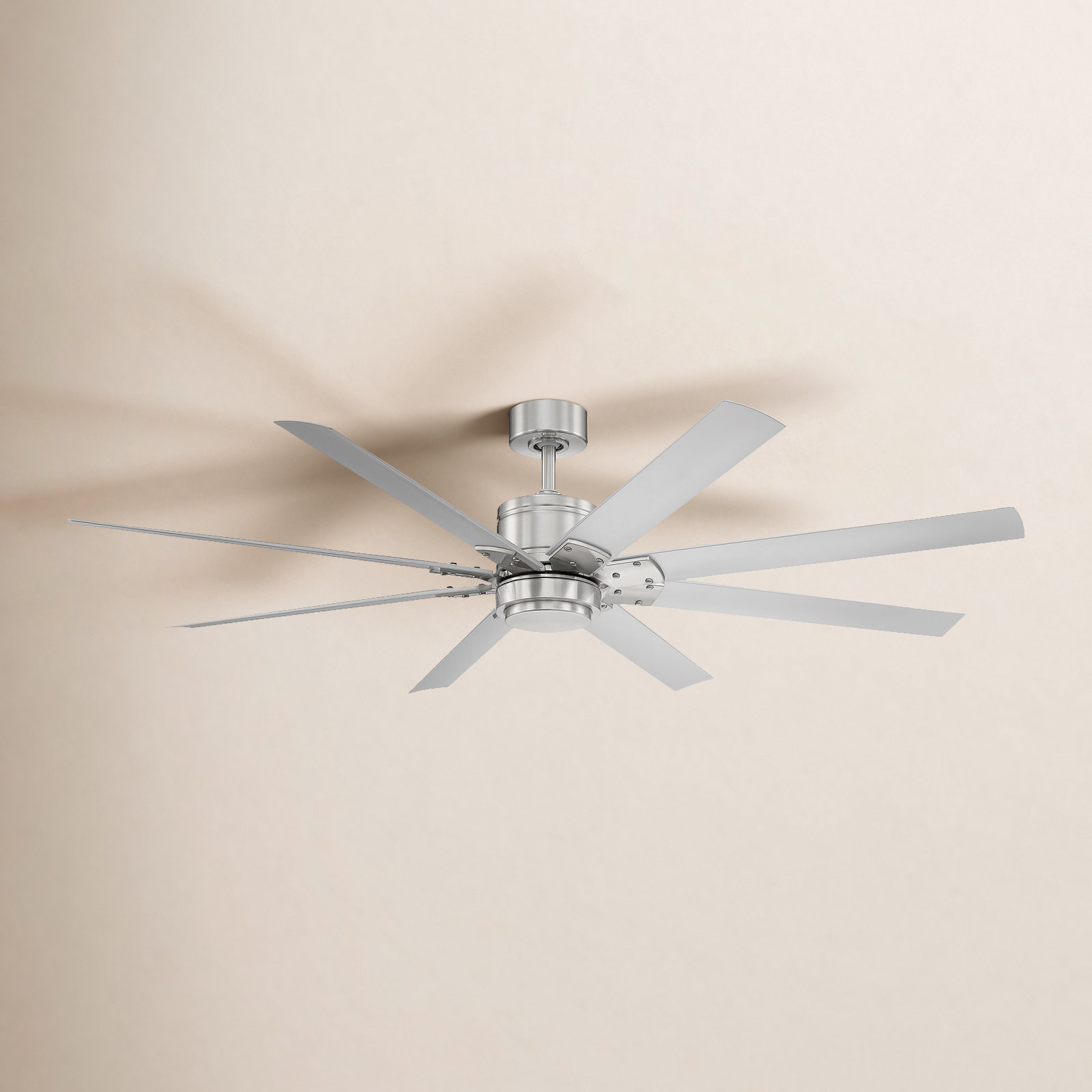 Renegade 8 - Blade Outdoor / Indoor Smart Ceiling Fan with Remote Control and LED Light Kit Included, Works With Alexa and iOS or Android App