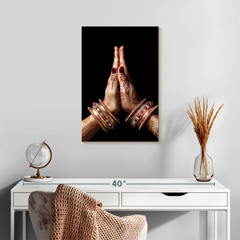 Adella Namaste Mudra Hands, 24" H x 16" W