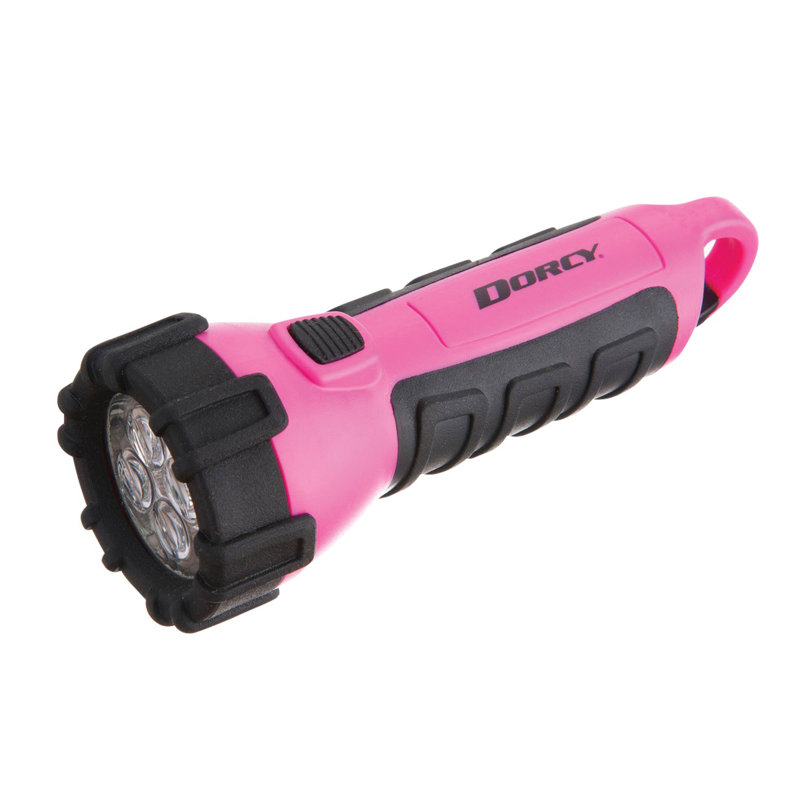 Lampe de poche del intégrée à piles 8,88 ", Rose