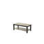 Table basse avec tablette de rangement ouverte