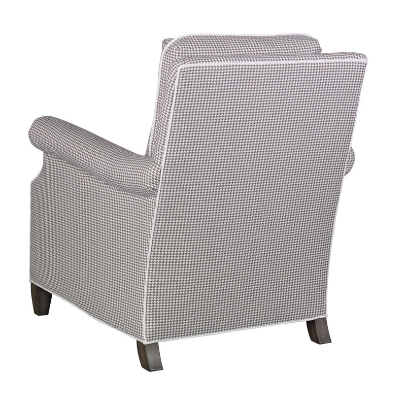 Chartwell Armchair, Tobacco, F1458-Leaf Cotton Blend