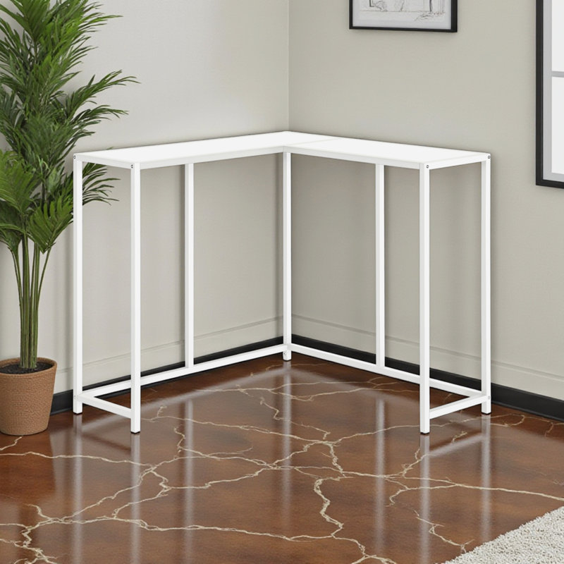 Table d'appoint avec cadre en métal Randy White