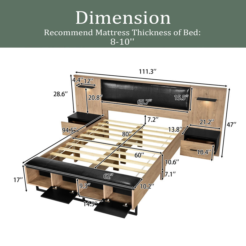 Latrice Panel Bed
