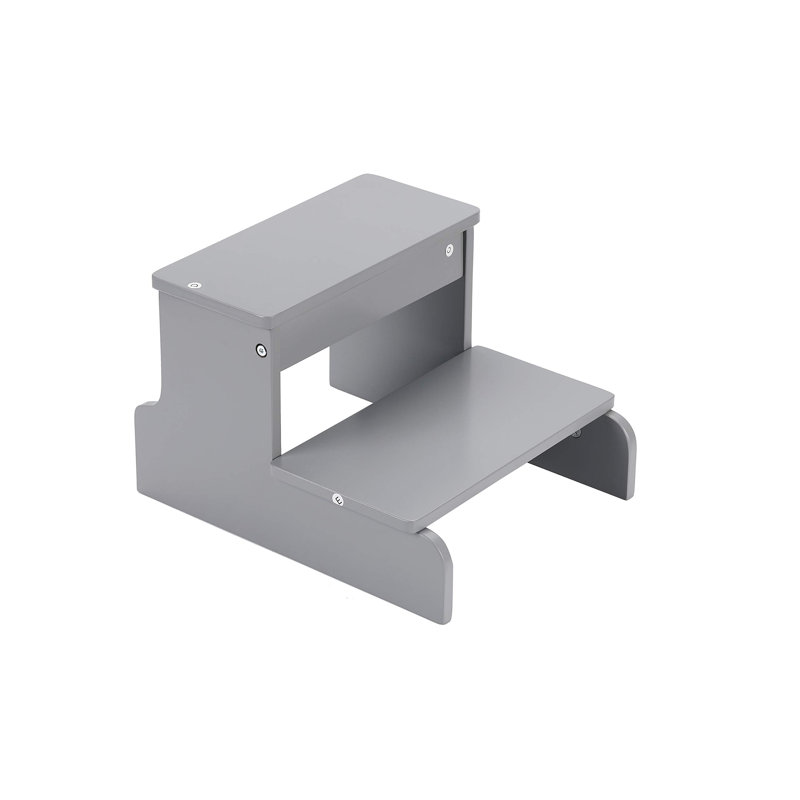Marchepied en bois Nagel, gris