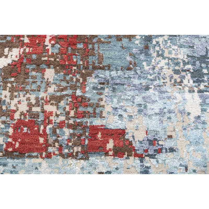 Tapis rectangulaire noué à la main, Rectangle 12 pi x 15 pi