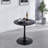 31.5" Table Mid-Century Dining Table For 2-4 People With Round Mdf Table Top-368290658-355179822